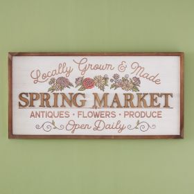 Spring Market Sign