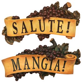 S/ MANGIA & SALUTE PLAQUES