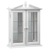 WHITE AMESBURY MANOR CURIO CABINET