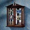 MAHOGANY AMESBURY MANOR CURIO CABINET