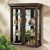 WALNUT COUNTRY TUSCAN CURIO CABINET             NR