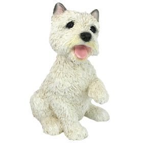 WEST HIGHLAND TERRIER PUPPY STATUE