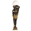 S/ CARYATID & TELEMON EGYPTIAN SCONCES