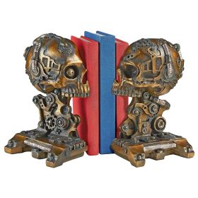 CYBORG SKELETON BOOKENDS