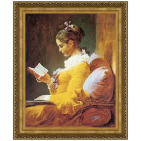 38X46 A YOUNG GIRL READING 1770                 NR