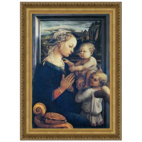 36.5X50 MADONNA & CHILD WITH TWO ANGELS         NR