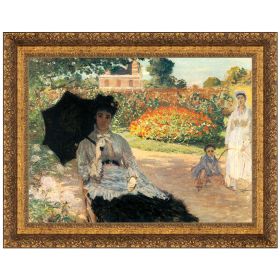 49X38 CAMILLE IN THE GARDEN WITH JEAN           NR