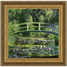 47X46 WATER LILIES & JAPANESE BRIDGE            NR