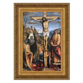 38.25x54.25 GRANDE CHRIST ON CROSS THREE MARYS NR