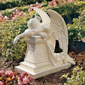 ESTATE SIZE WEEPING ANGEL MONUMENT              NR