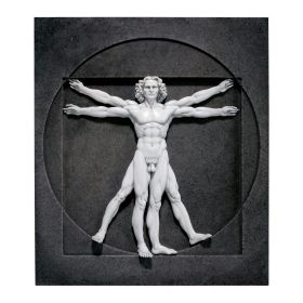 VITRUVIAN MAN PLAQUE