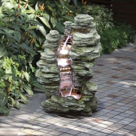 MINERAL POINT CASCADING GARDEN FOUNTAIN         NR