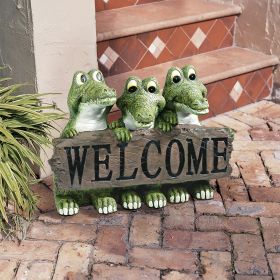 RAGIN CAJUN CROCODILE WELCOME SIGN