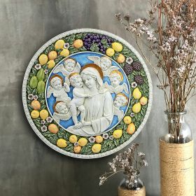 VIRGIN MARY AND CHILD ROUNDEL