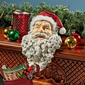 HO HO HOLD IT SANTA STOCKING HOLDER