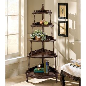 EDWARDIAN CORNER 5 TIERED SHELF            RPK-OS3