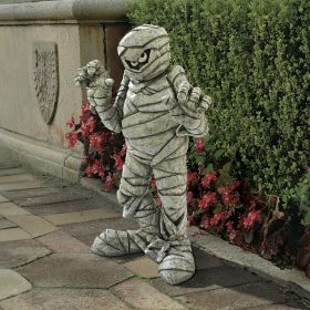 WRAPPED TOO TIGHT GARDEN MUMMY STATUE