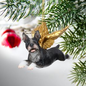 ANGEL BOSTON TERRIER ORNAMENT