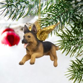 ANGEL GERMAN SHEPHERD ORNAMENT