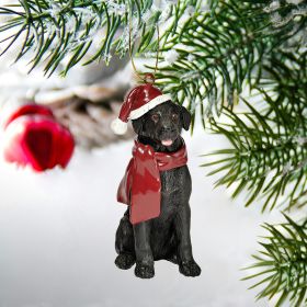 BLACK LAB ORNAMENT