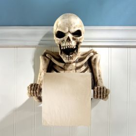 BONE DRY SKELETON TOILET PAPER HOLDER