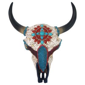 MEDIUM MYSTIC PLAINS WARRIOR COW SKULL