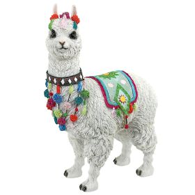 FESTIVE ALPACA STATUE