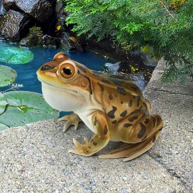 LESTER THE LEOPARD FROG STATUE