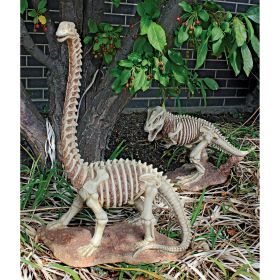 BRACHIOSAURUS SKELETON DINOSAUR STATUE