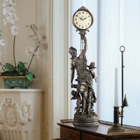 FLORA SWINGING PENDULUM CLOCK                   NR