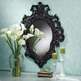 MADAME ANTOINETTE EBONY SALON MIRROR            NR