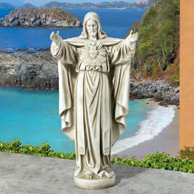 SACRED HEART OF JESUS GARDEN STATUE