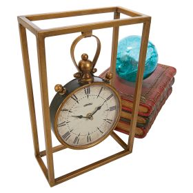 INDUSTRIAL AGE MANTEL CLOCK