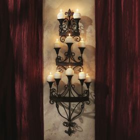 CARBONNE CANDLE CHANDELIER WALL SCONCE