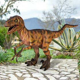 DEINONYCHUS DINOSAUR STATUE                 FRT-NR