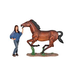 GALLOPING QUARTER HORSE STATUE              FRT-NR