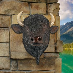 AMERICAN BISON HEAD WALL DECOR                  NR