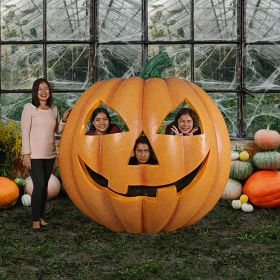 PUMPKIN PATCH PHOTO OP STATUE               FRT-NR