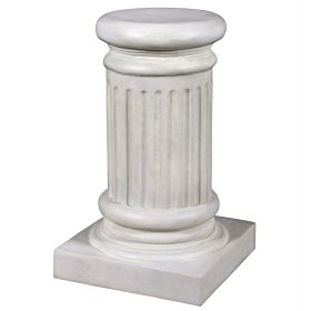 SMALL GREEK FLUTED PLINTH