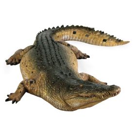 TROPICAL WETLANDS CROCODILE STATUE          FRT-NR