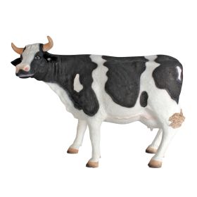 HOLSTEIN COW SCALED STATUE                      NR