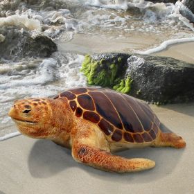 GIANT LOGGERHEAD SEA TURTLE STATUE          FRT-NR