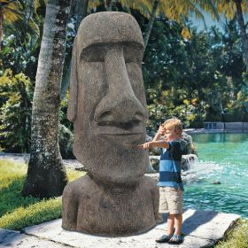 GIANT EASTER ISLAND MOAI HEAD               FRT-NR