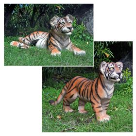 SET OF GRAND SCALE TIGER CUBS