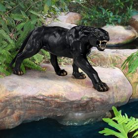 PANTHER PREDATOR BRONZE STATUE              FRT-NR