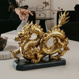 EMPORER'S GOLDEN DRAGON STATUE