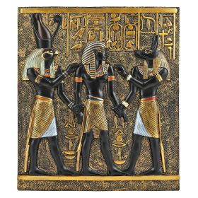 RAMESES I BETWEEN HORUS & ANUBIS PLAQUE