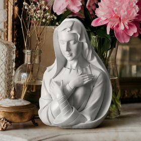 VIRGIN MARY BUST STATUE