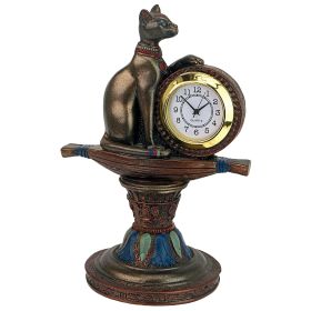 BASTETS EGYPTIAN ALTAR CLOCK