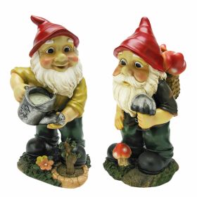 GULLIVER & MUSHROOMIE GARDEN GNOMES SET